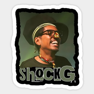 Shock G Vintage Retro Sticker